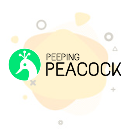 Peeping Peacock